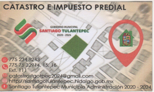 Catastro Municipal en Santiago Tulantepec